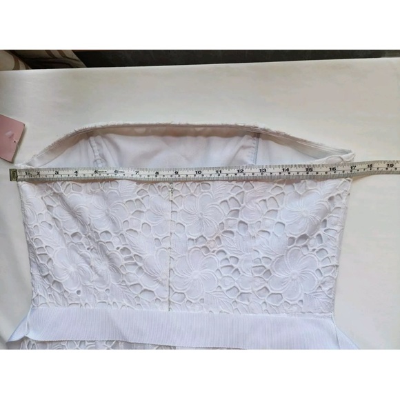 Lilly Pulitzer 10 NWT  Vintage White Kentucky Eyelet Sienna Dress orig $258 - Picture 6 of 7